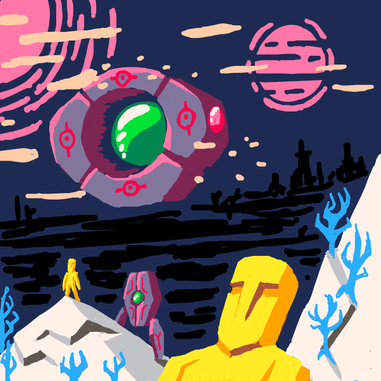  - Online Drawing Game Comic Strip Panel by SeanTrunks