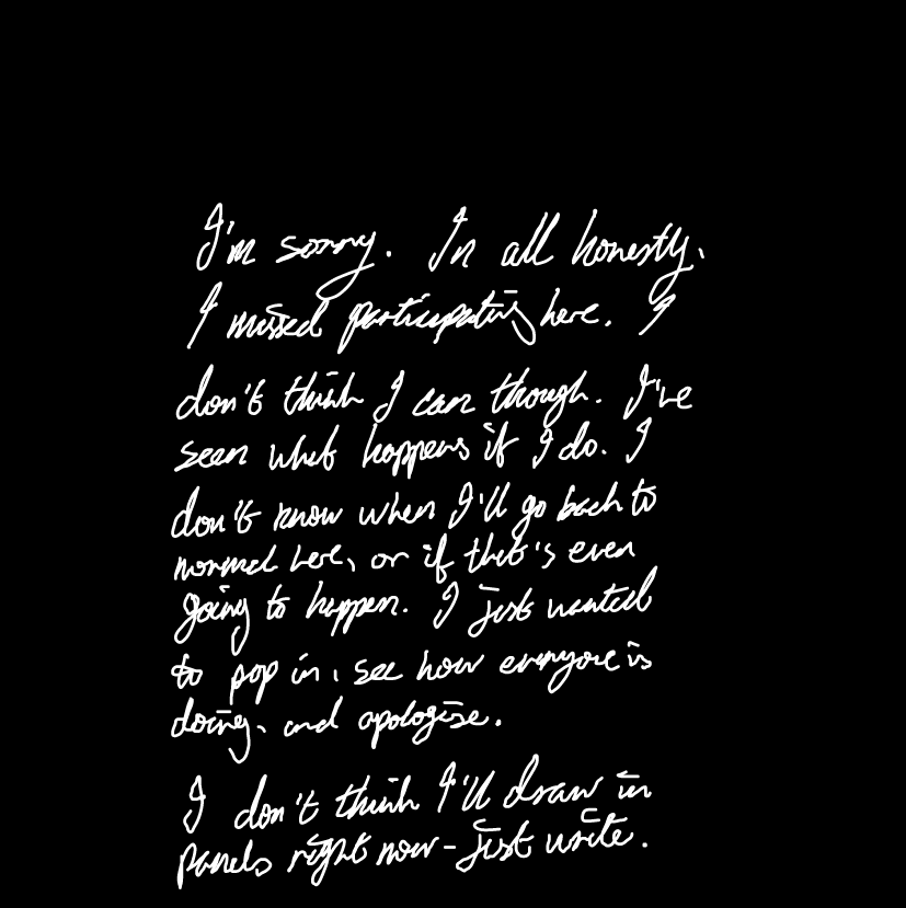 Drawing in sorry by ⚰