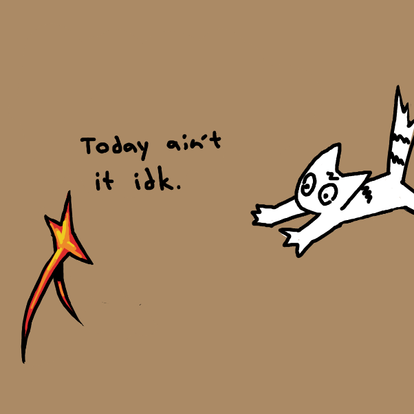Not very pawsitive - Online Drawing Game Comic Strip Panel by W3