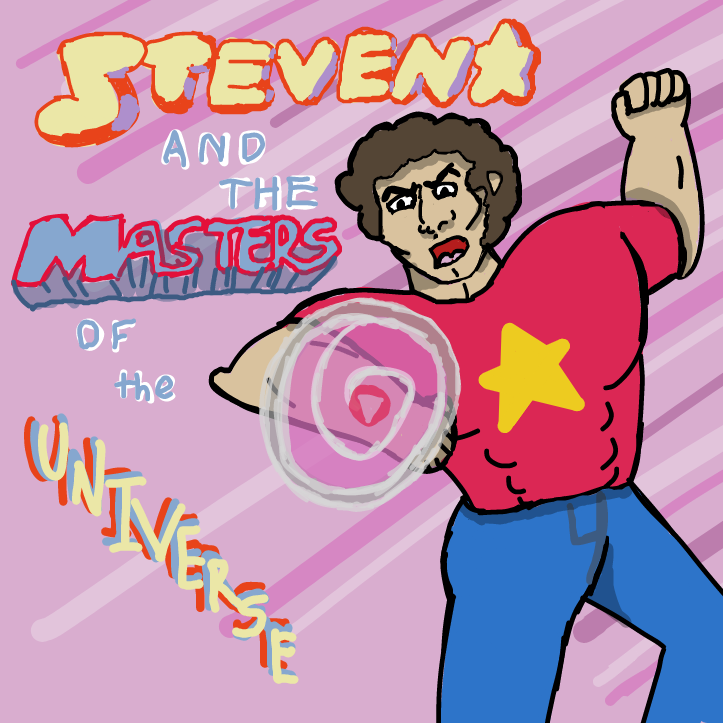 Steven Universe x He-Man - Online Drawing Game Comic Strip Panel by SpaceMattress