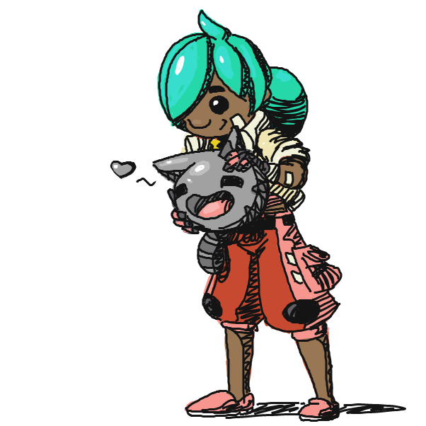 Drawing in Draw girls from videogames by Aluminimalism