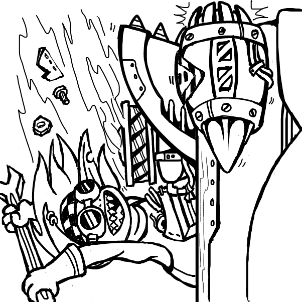  - Online Drawing Game Comic Strip Panel by SeanTrunks