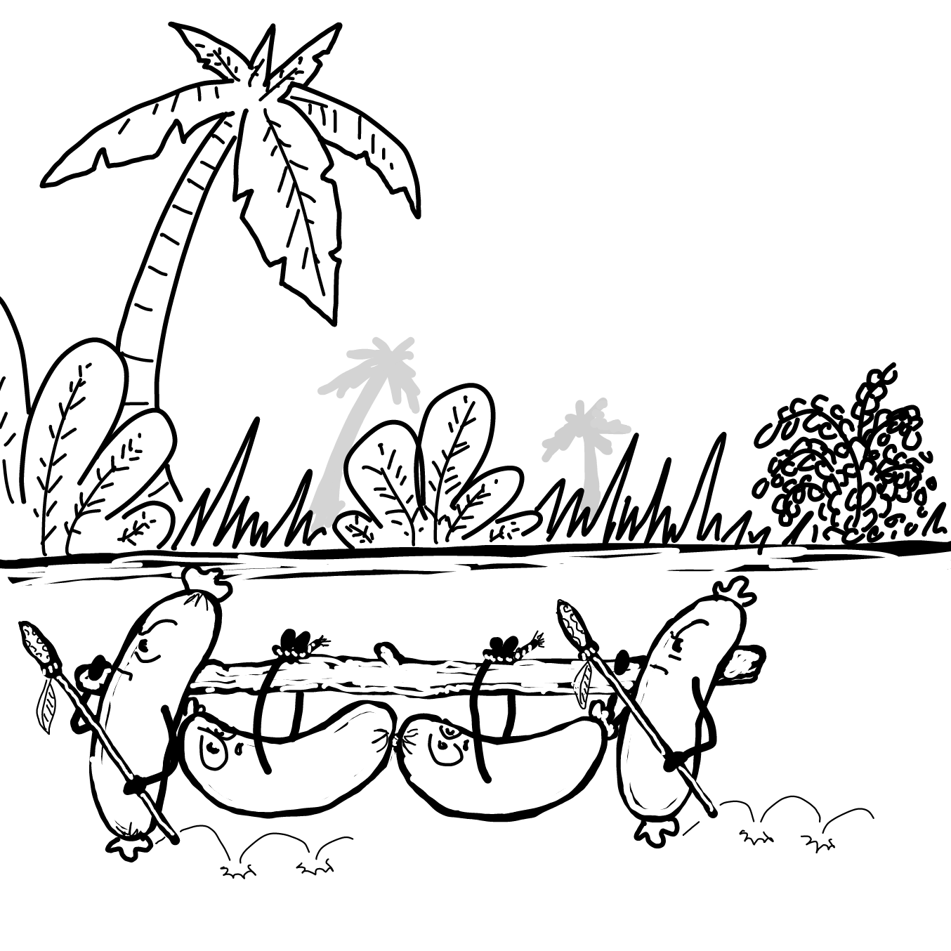  - Online Drawing Game Comic Strip Panel by Wizard Croissant