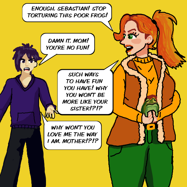  - Online Drawing Game Comic Strip Panel by locoluis