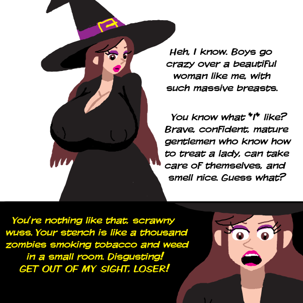 Ew... gross. - Online Drawing Game Comic Strip Panel by locoluis