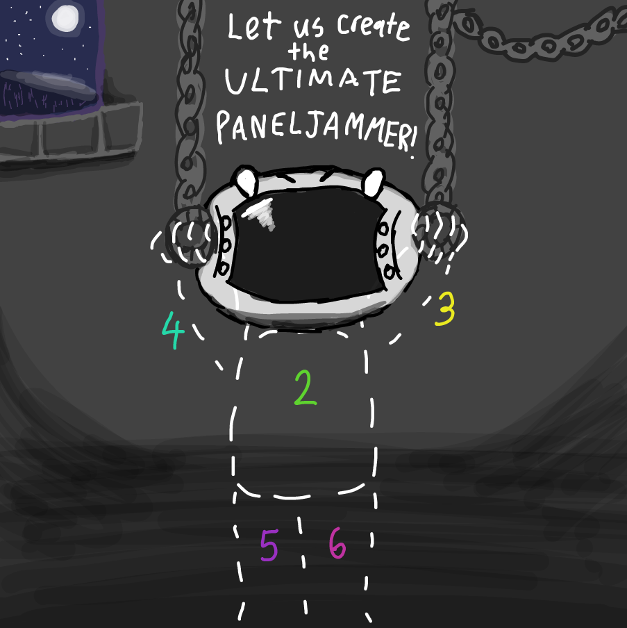 Drawing in OC FRANKENSTEIN (Add part of your OC to the body) by SpaceMattress