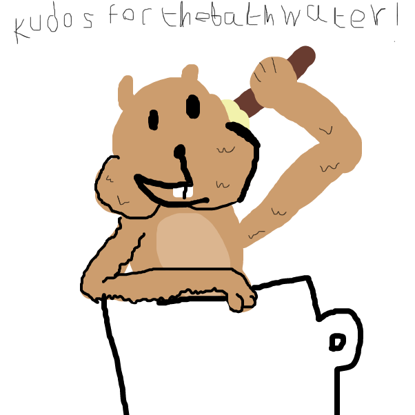 Drawing in Naked Jesus Drinks Coffee by BananaDoc