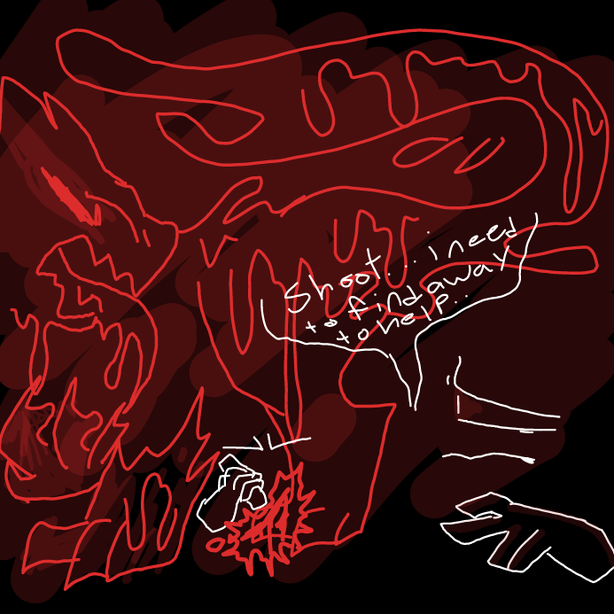 Drawing in CREATURE BREACH PT2 by scarlett