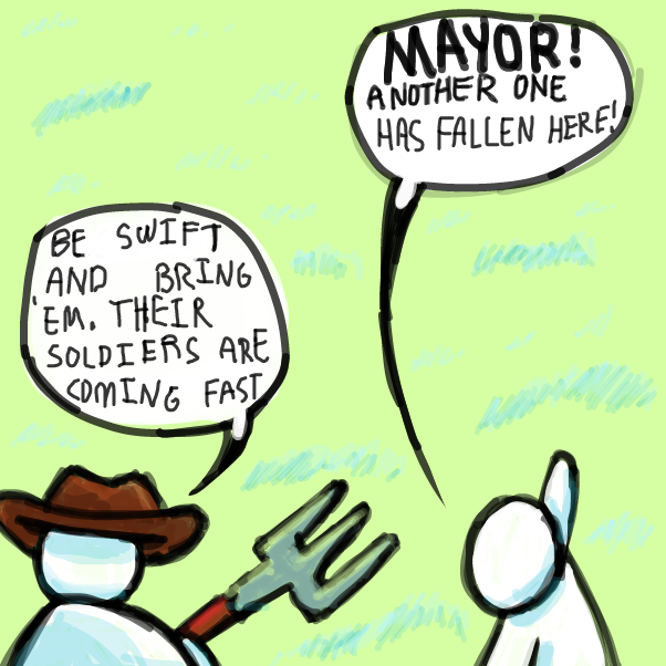 Among the others... - Online Drawing Game Comic Strip Panel by KringlePringles