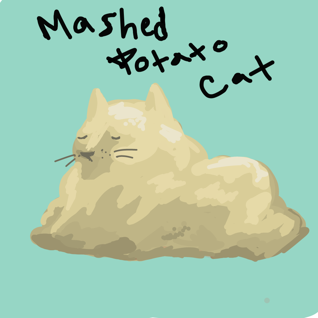 Drawing in Potato Cat by Simplykiwi