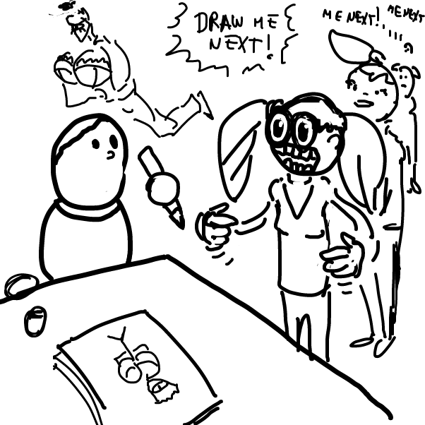 Drawing in unfinished draawing by The Real Peyocay