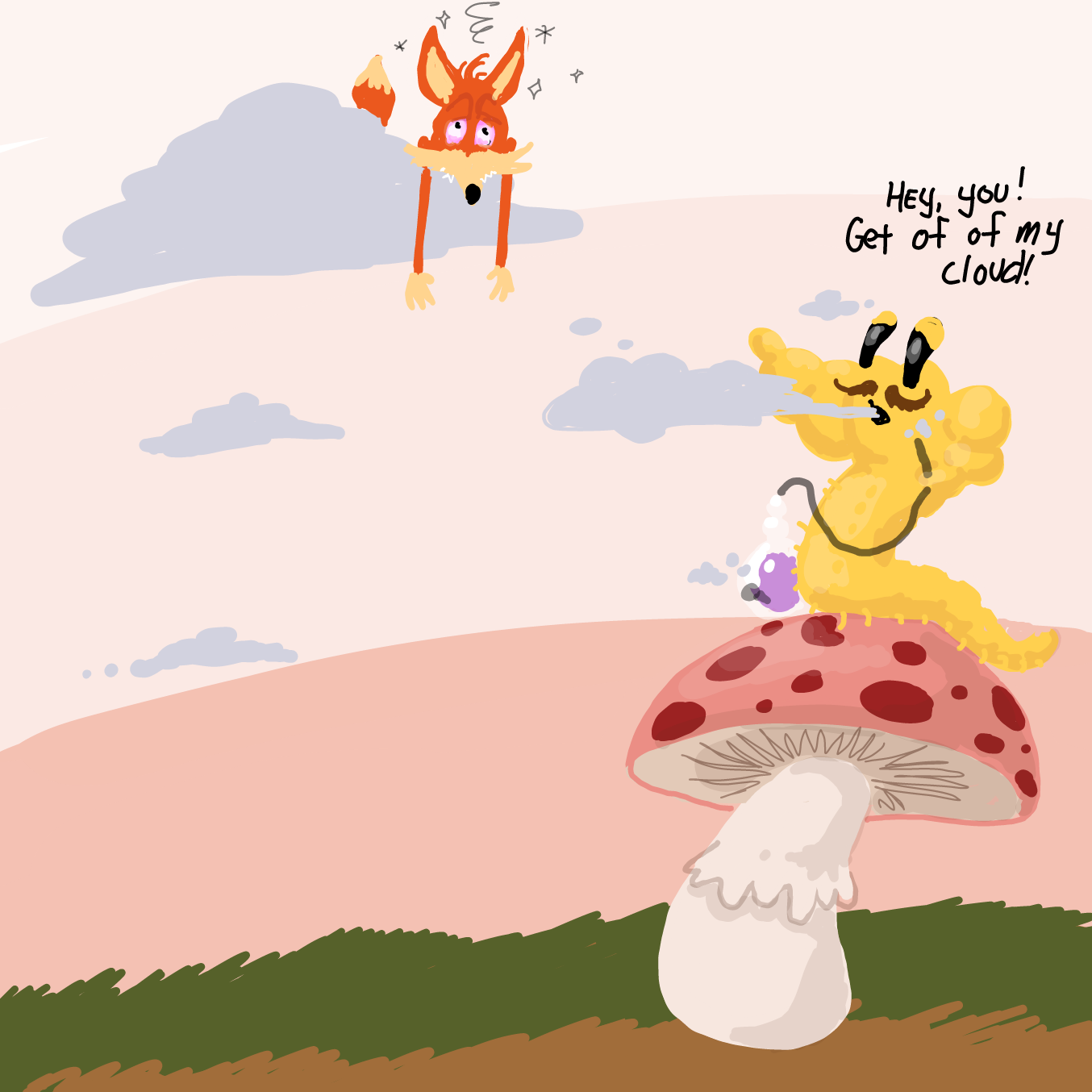 Drawing in have a cloud by Wizard Croissant