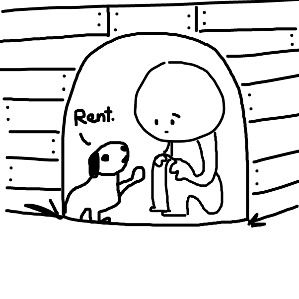 Drawing in Housing Crisis by Moon