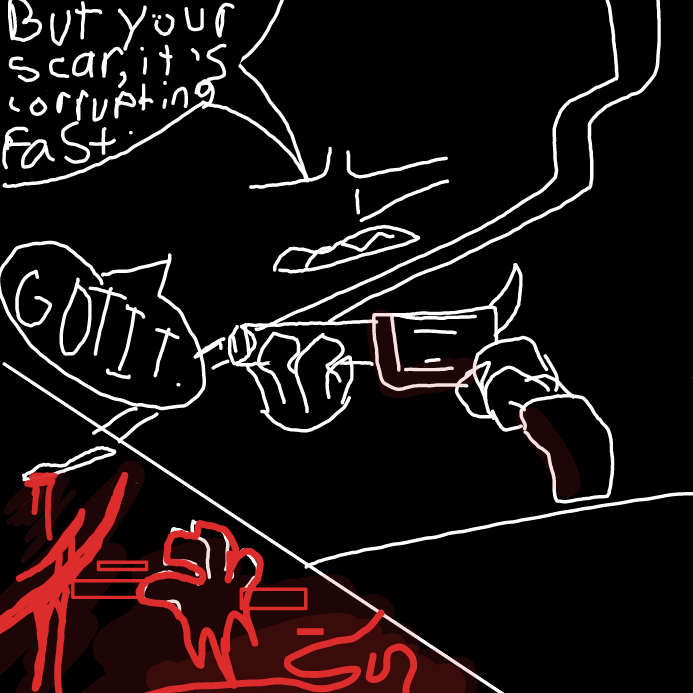 Drawing in CREATURE BREACH PT2 by scarlett