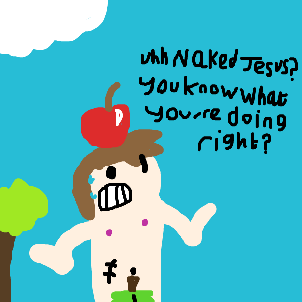 Liked webcomic Naked Jesus Archery Skills