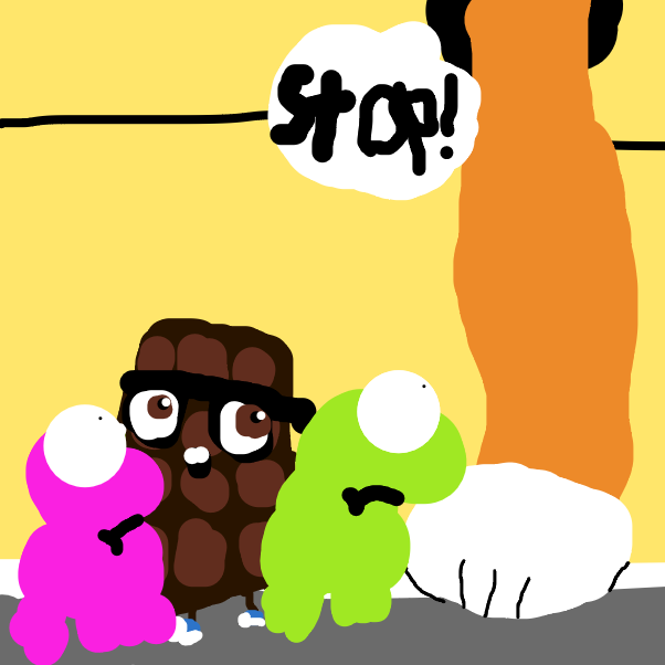 Drawing in Teenage Chocolate Nerd by lovelyfox123