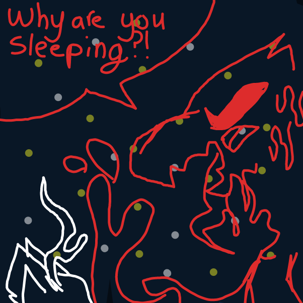 Drawing in can you just listen plz... by CrystalCampos