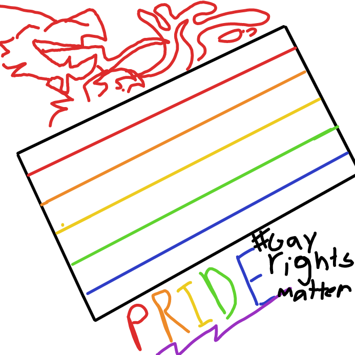Drawing in PRIDE by scarlett