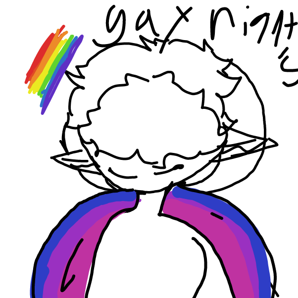 Drawing in PRIDE by lost weirdo lover