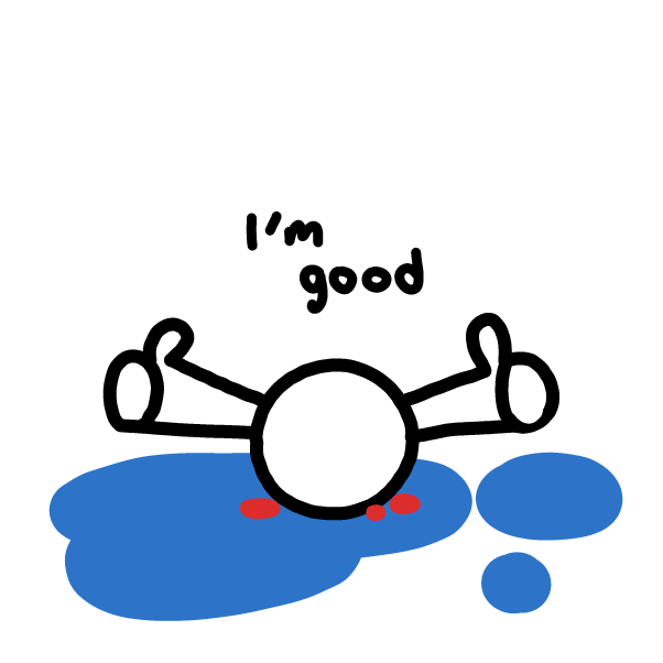 Drawing in Don’t take fall damage by Elle