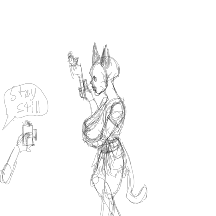 Drawing in 💾💾💾 by JA