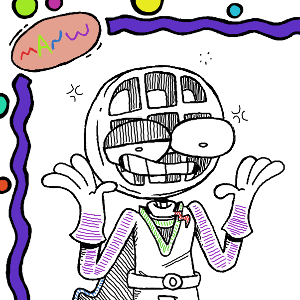 /\/\an\/\/ - Online Drawing Game Comic Strip Panel by Cheddar Teeth