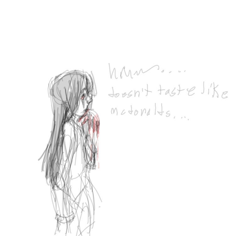 Drawing in Accept my murder babies  by JA