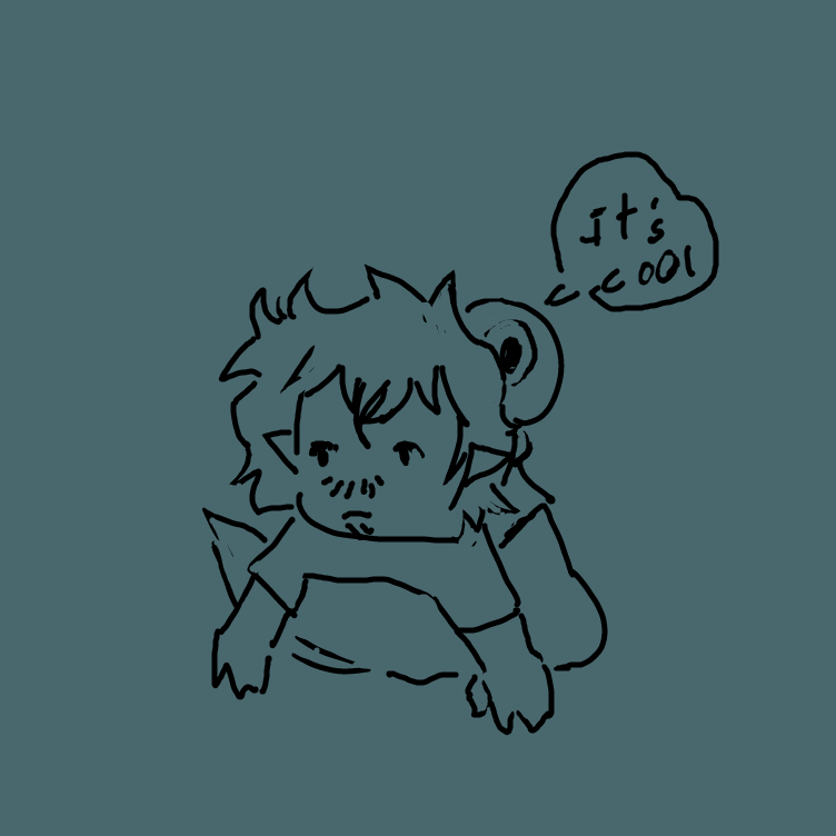 Drawing in -_- by JA