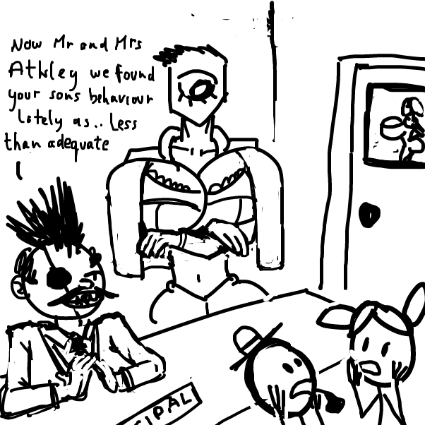 Drawing in unfinished draawing by Peyocay