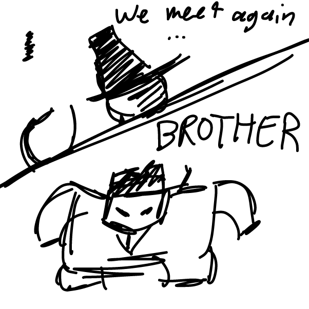 oh no! a reunion! - Online Drawing Game Comic Strip Panel by KringlePringles