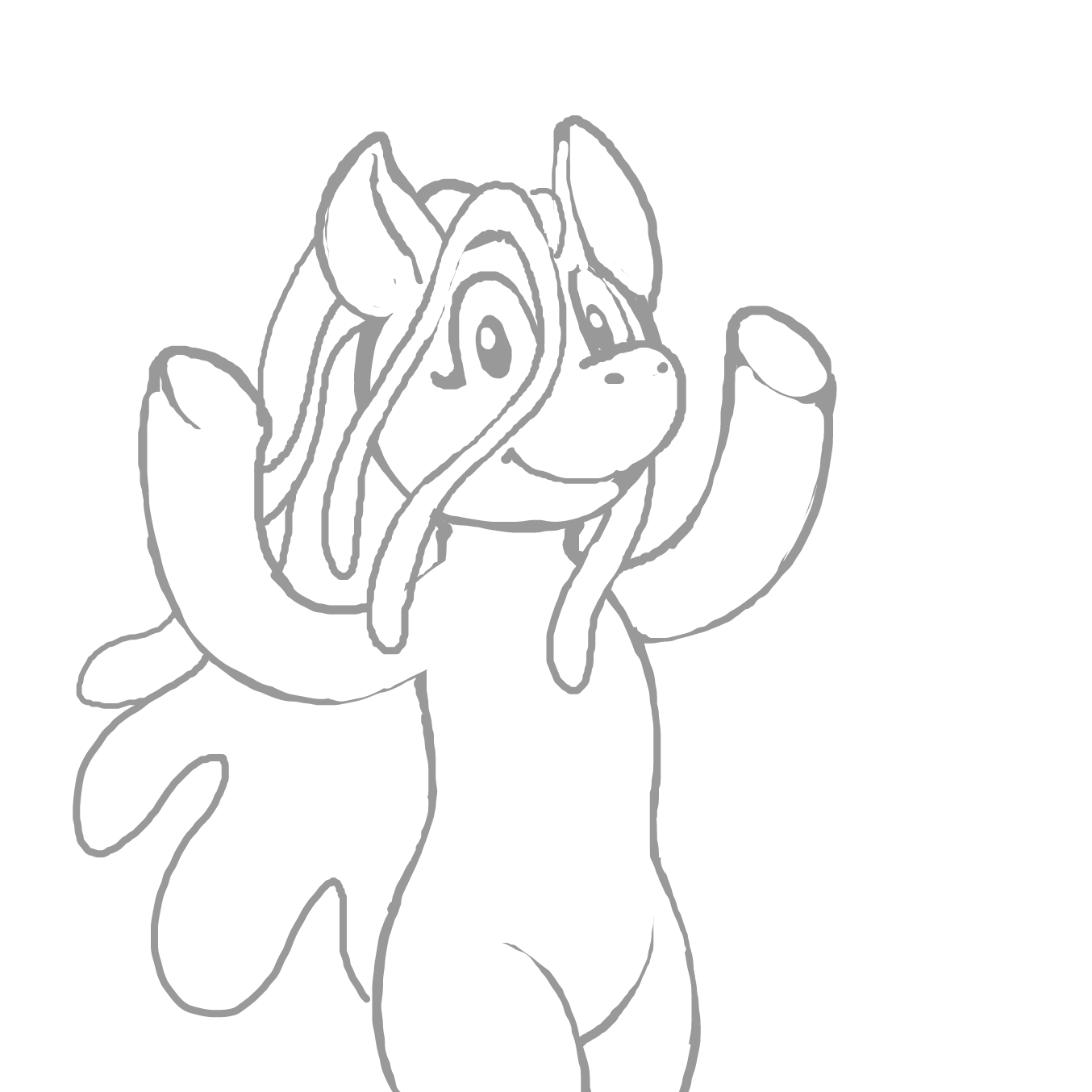 Drawing in Gooooooo HORSE by TFD