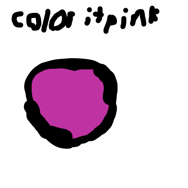 color it pink - Online Drawing Game Comic Strip Panel by lovelyfox123