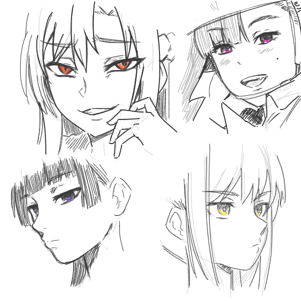 Drawing in ANIME EYE by flxsemi