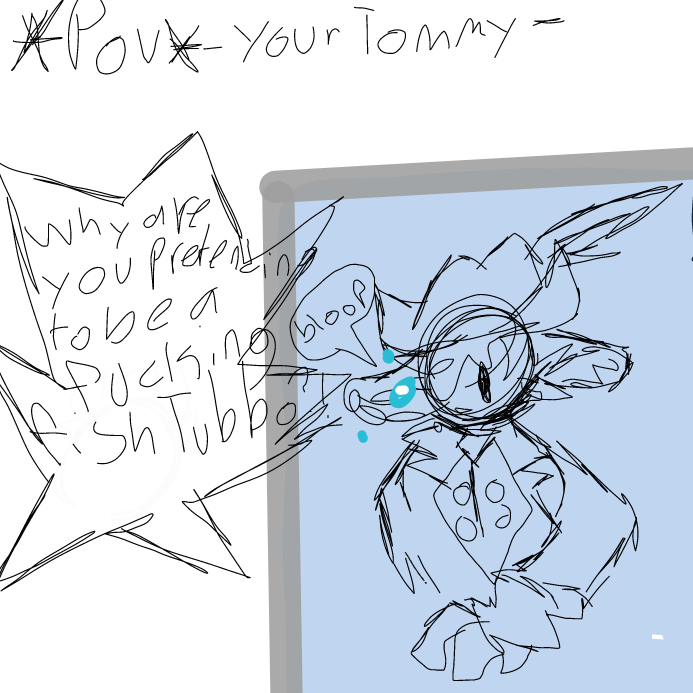 fish tubbo - Online Drawing Game Comic Strip Panel by scarlett