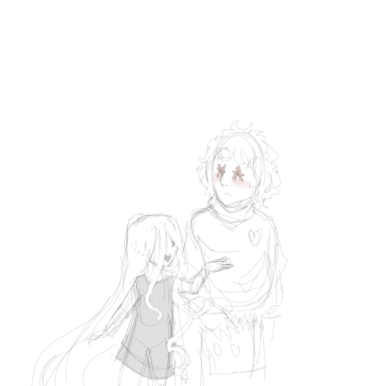 And now they're friends. She'll now show off ehr favrate tree.  - Online Drawing Game Comic Strip Panel by JA