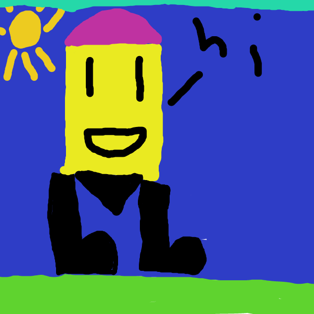 It is a talking pencil ! :) - Online Drawing Game Comic Strip Panel by Soda11pro