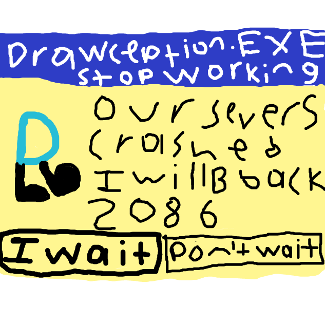 Drawing in JUST BRING ME BACK I DONT WANNA BE HERE ANYMORE by Soda11pro