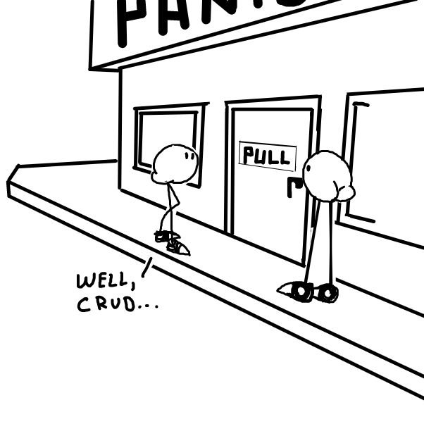 Their sweet hams can't solve this problem. - Online Drawing Game Comic Strip Panel by Emjaypatrick