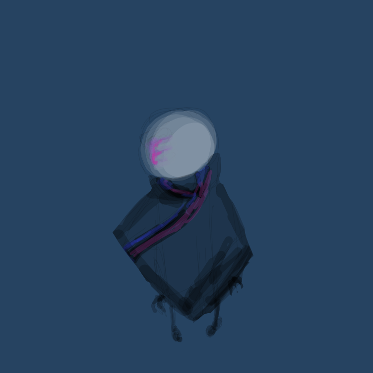 Eye called Eye. (Ja is my ussername but the charater is just eye.)  - Online Drawing Game Comic Strip Panel by JA