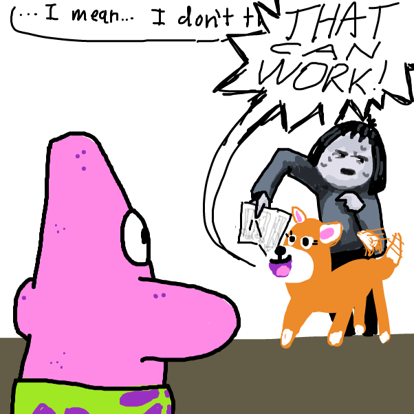 Welllll.... it could be! - Online Drawing Game Comic Strip Panel by KringlePringles