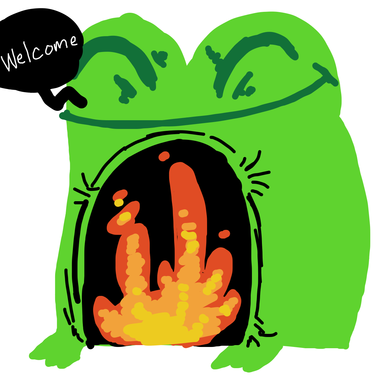 Drawing in Frog Days Of Summer by IsaacChamplain