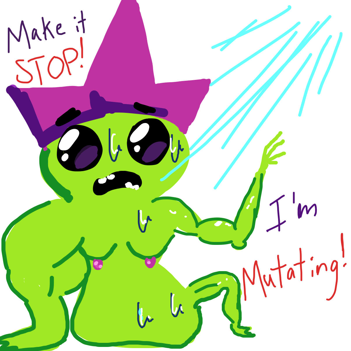 Drawing in Plant by IsaacChamplain