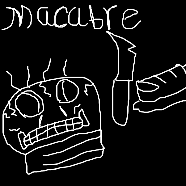 Drawing in A Macabre Tale by BananaDoc