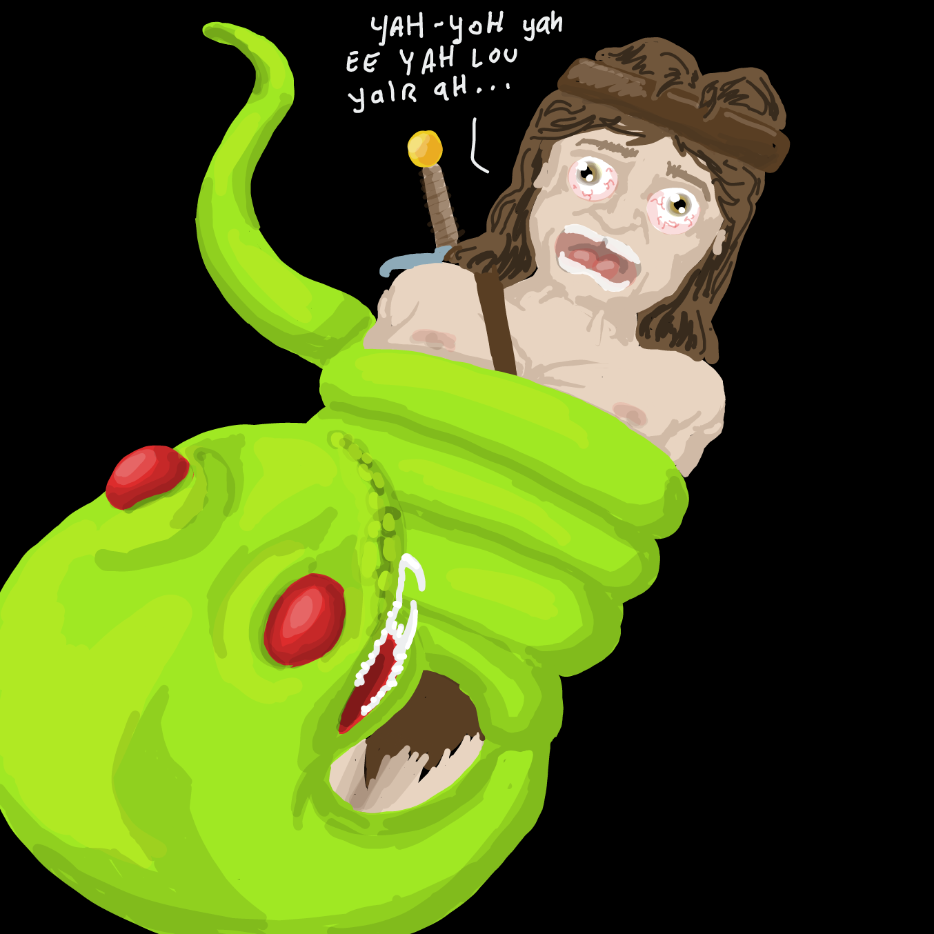  - Online Drawing Game Comic Strip Panel by Wizard Croissant