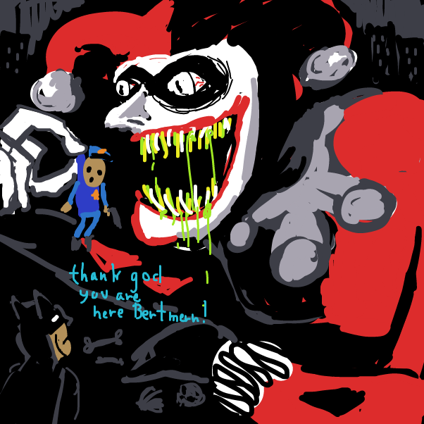 "I was starting to get worried" - Online Drawing Game Comic Strip Panel by Peyocay