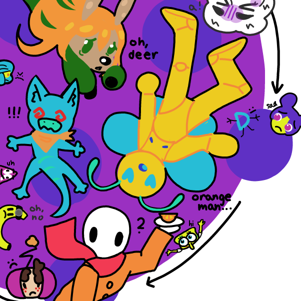 Drawing in Katamari by MovedAccounts