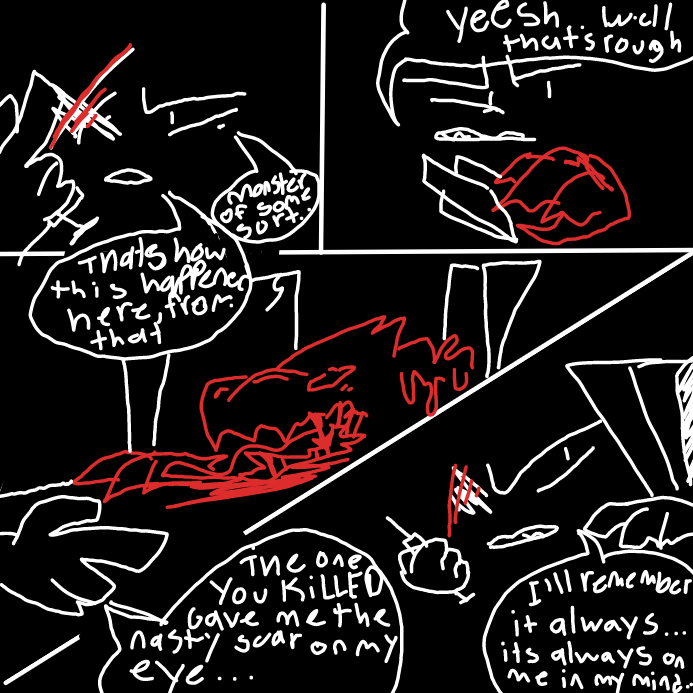 Drawing in CREATURE BREACH PT4 by scarlett