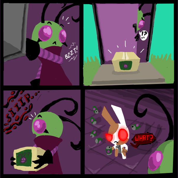  - Online Drawing Game Comic Strip Panel by SeanTrunks