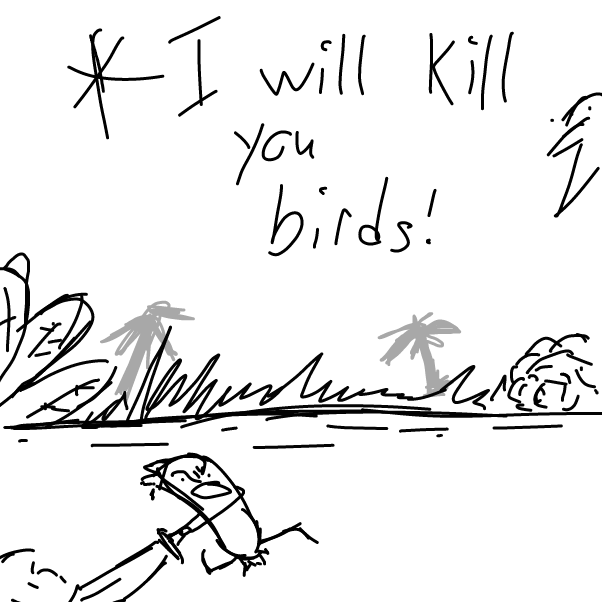 Drawing in Savages by boneHed