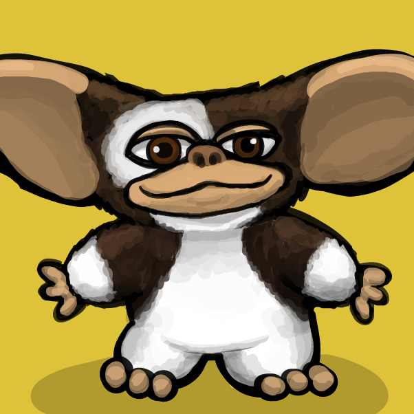 Mogwai - Online Drawing Game Comic Strip Panel by 🔲